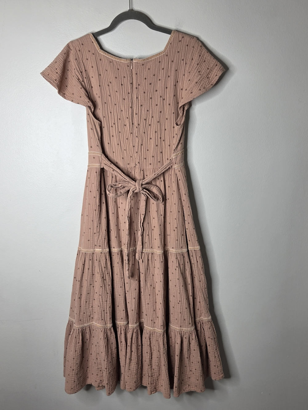 Rylee + Cru Dusty Rose 100% Cotton Maxi Dress - Picture 6 of 9